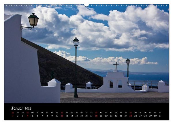 Produktbild: Lanzarote - Insel der Vulkane (Wandkalender 2026 DIN A2 quer), CALVENDO Monatskalender