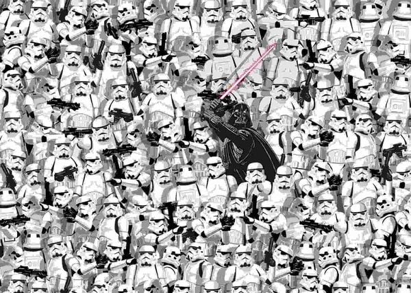 Produktbild: Erwachsenenpuzzle 1000 Teile - Challenge Star Wars