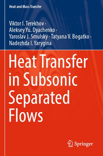 Produktbild: Heat Transfer in Subsonic Separated Flows