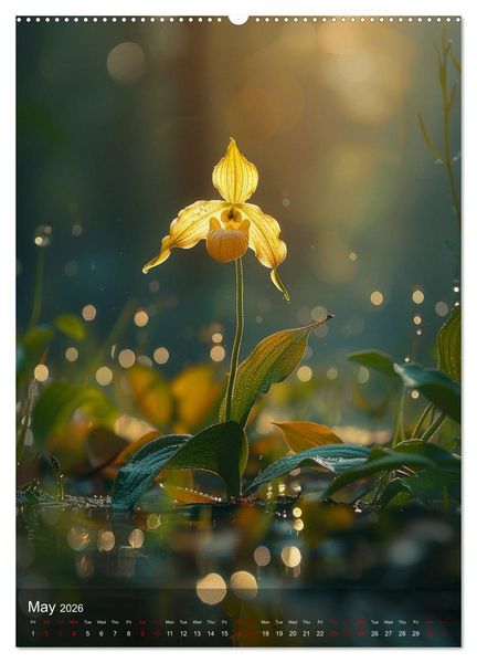 Produktbild: Ethereal Orchids (Wall Calendar 2026 DIN A2 portrait), CALVENDO 12 Month Wall Calendar
