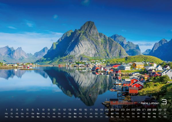 Produktbild: Norwegen &ndash; Im Land der Fjorde - 2027 - Kalender DIN A2