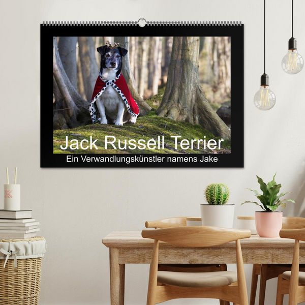Produktbild: Jack Russell Terrier.....Ein Verwandlungsk&uuml;nstler namens Jake (Wandkalender 2026 DIN A2 quer), CALVENDO Monatskalender
