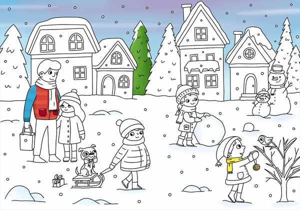 Produktbild: Mein sch&ouml;nstes buntes Malbuch. Weihnachten