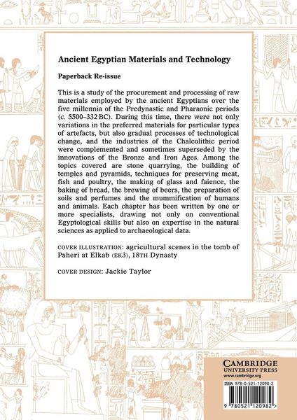 Produktbild: Ancient Egyptian Materials and Technology