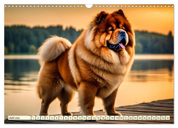 Produktbild: Chow Chow - der L&ouml;wenkopfhund (Wandkalender 2026 DIN A3 quer), CALVENDO Monatskalender