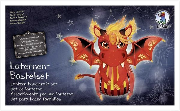 Produktbild: URSUS Laternen-Bastelset "Drache"
