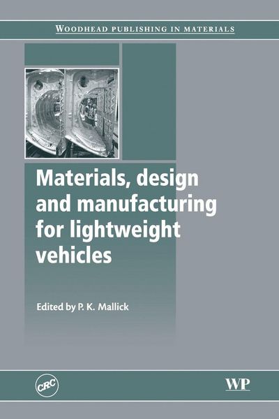 Produktbild: Materials, Design and Manufacturing for Lightweight Vehicles