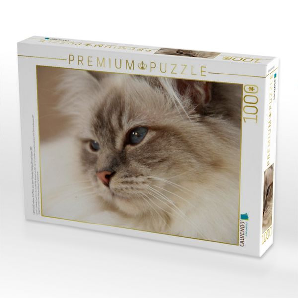 Produktbild: CALVENDO Puzzle Liprima's Emiliana, Ein Motiv aus dem Kalender Heilige Birma Katzen 2017 | 1000 Teile Lege-Gr&ouml;&szlig;e 64x48cm Foto-Puzzle f&uuml;r gl&uuml;ckliche Stunden