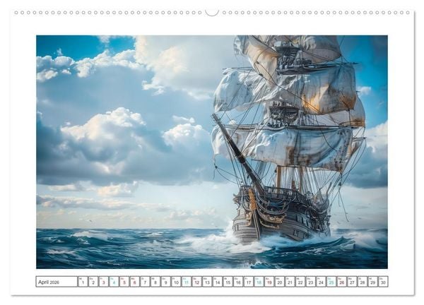 Produktbild: Wind und Wogen (Wandkalender 2026 DIN A2 quer), CALVENDO Monatskalender