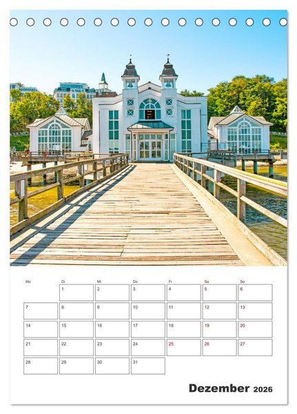 Produktbild: R&uuml;gen - Terminplaner (Tischkalender 2026 DIN A5 hoch), CALVENDO Monatskalender