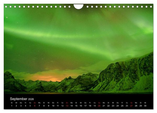 Produktbild: Norwegen (Wandkalender 2026 DIN A4 quer), CALVENDO Monatskalender