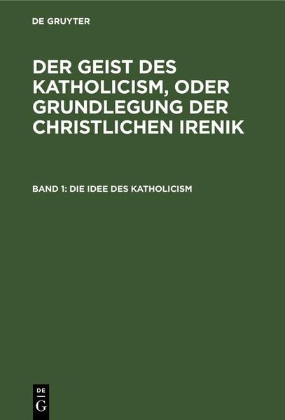 Produktbild: Die Idee des Katholicism