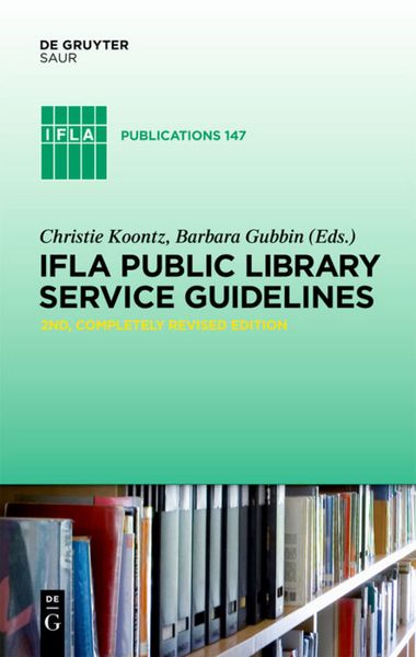 Produktbild: IFLA Public Library Service Guidelines
