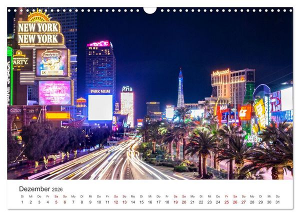 Produktbild: Nevada - Mehr als nur Las Vegas (Wandkalender 2026 DIN A3 quer), CALVENDO Monatskalender
