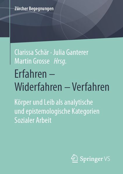 Produktbild: Erfahren &ndash; Widerfahren &ndash; Verfahren