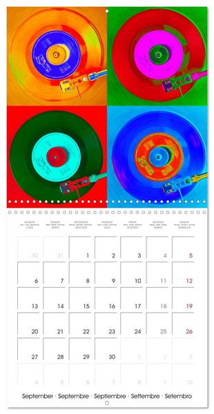Produktbild: Vinyl in focus (Wall Calendar 2027 12 &times; 12 Inch) CALVENDO 12 Month Wall Calendar