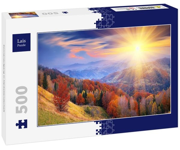 Lais Puzzle Sonnenaufgang in Herbstlandschaft 500 Teile