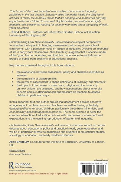 Produktbild: Understanding Early Years Inequality