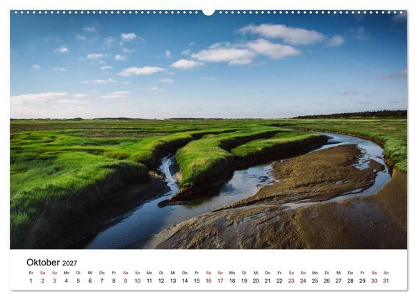 Produktbild: Schleswig-Holstein in 365 Farben (Wandkalender 2027 DIN A2 quer), CALVENDO Monatskalender