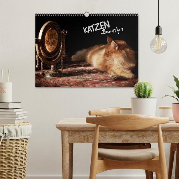 Produktbild: KATZEN Beautys (Wandkalender 2026 DIN A3 quer), CALVENDO Monatskalender