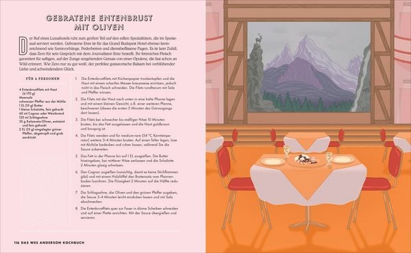 Produktbild: Das &auml;u&szlig;erst sonderbare Wes-Anderson-Kochbuch