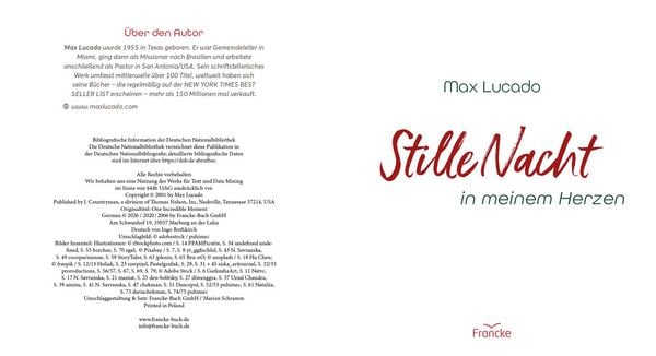 Produktbild: Stille Nacht in meinem Herzen