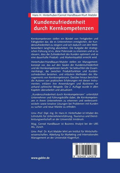 Produktbild: Kundenzufriedenheit durch Kernkompetenzen