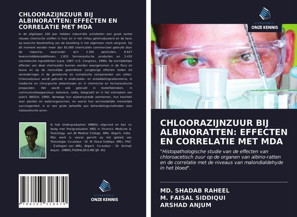 Produktbild: Chloorazijnzuur Bij Albinoratten: Effecten En Correlatie Met Mda