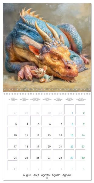 Produktbild: Dragons - A never-ending fascination (Wall Calendar 2026 12 &times; 12 Inch) CALVENDO 12 Month Wall Calendar