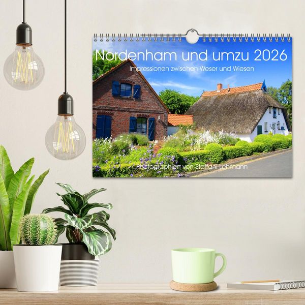 Produktbild: Nordenham und umzu 2026. Impressionen zwischen Weser und Wiesen (Wandkalender 2026 DIN A4 quer), CALVENDO Monatskalender