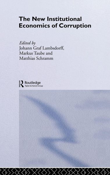 Produktbild: The New Institutional Economics of Corruption