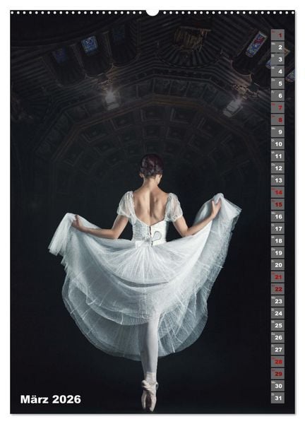 Produktbild: Sinneseindruck Ballett (Wandkalender 2026 DIN A2 hoch), CALVENDO Monatskalender