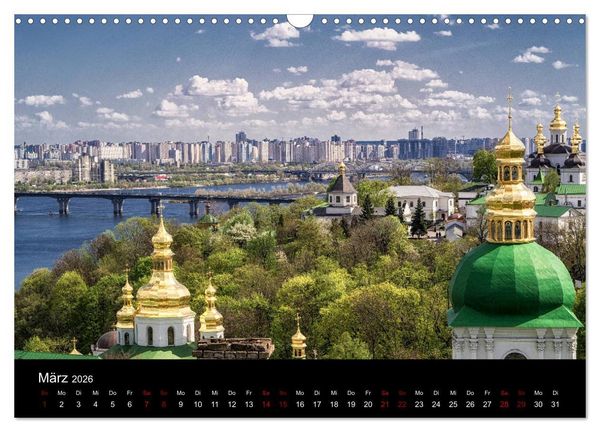 Produktbild: Unterwegs in Kiew (Wandkalender 2026 DIN A3 quer), CALVENDO Monatskalender