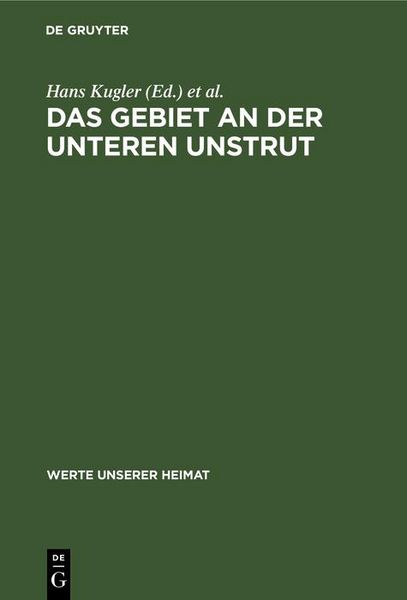 Produktbild: Das Gebiet an der unteren Unstrut