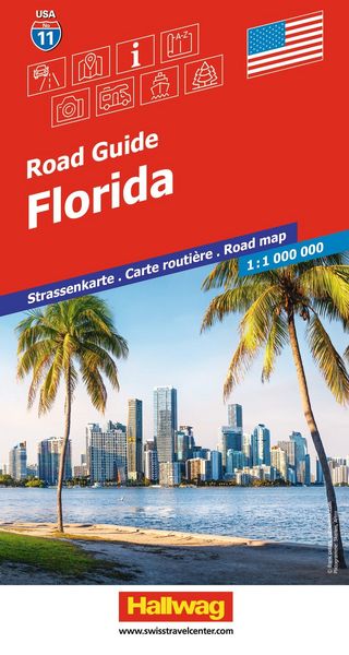 Produktbild: Hallwag Strassenkarte USA, Florida 1:1 Mio.