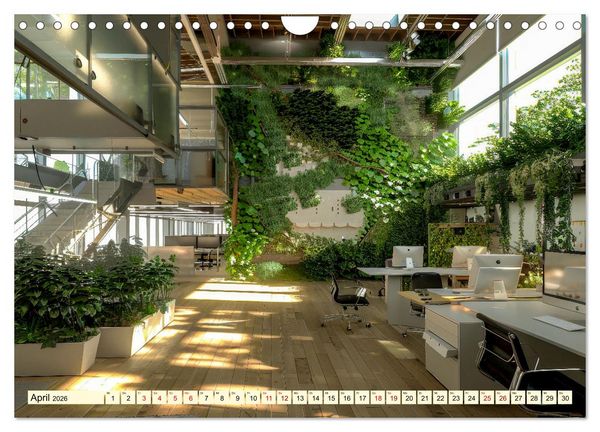Produktbild: Biophilic Design - Verbundenheit mit der Natur (Wandkalender 2026 DIN A4 quer), CALVENDO Monatskalender