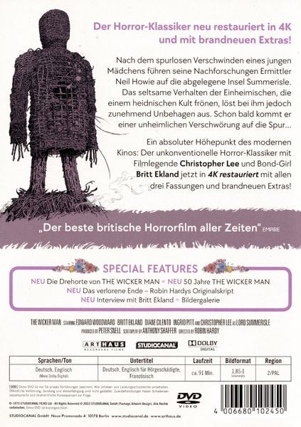 Produktbild: The Wicker Man - Digital Remastered