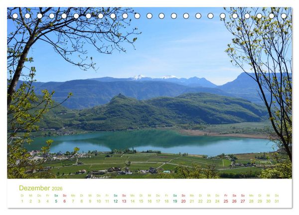 Produktbild: Der Kalterer See - Sch&ouml;nheit in S&uuml;dtirols S&uuml;den (Tischkalender 2026 DIN A5 quer), CALVENDO Monatskalender