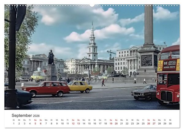 Produktbild: London - Vintage Views (Wandkalender 2026 DIN A2 quer), CALVENDO Monatskalender