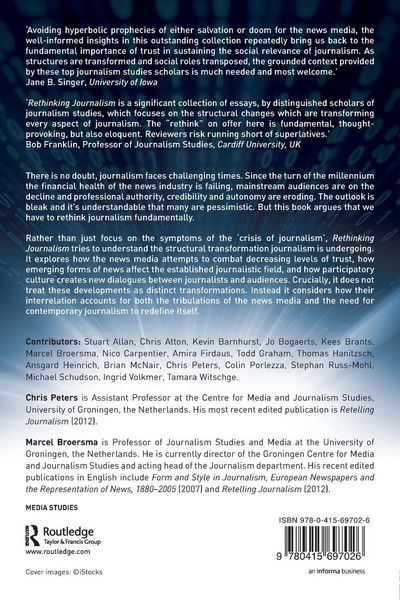 Produktbild: Rethinking Journalism