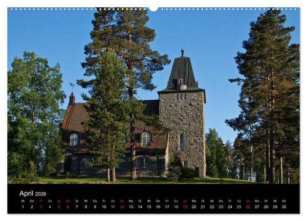 Produktbild: Finnland - Land der tausend Seen (Wandkalender 2026 DIN A2 quer), CALVENDO Monatskalender