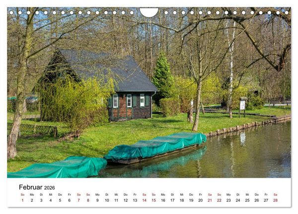 Produktbild: Unterwegs im Spreewald (Wandkalender 2026 DIN A4 quer), CALVENDO Monatskalender