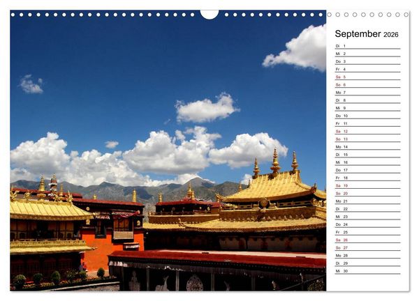 Produktbild: Tibet Momente (Wandkalender 2026 DIN A3 quer), CALVENDO Monatskalender