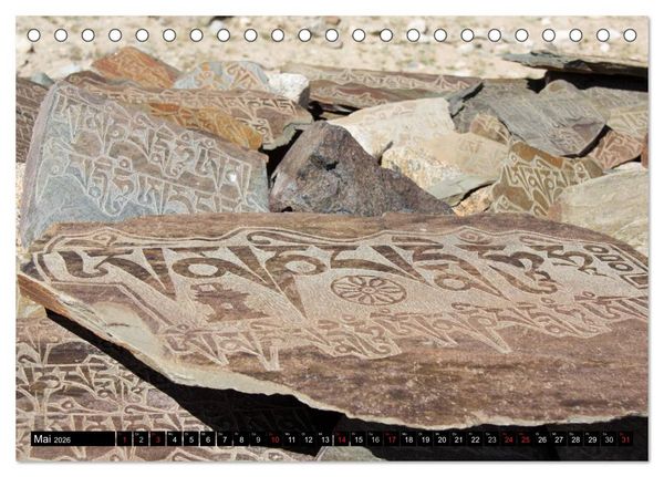 Produktbild: Buddhistisches Klein-Tibet (Tischkalender 2026 DIN A5 quer), CALVENDO Monatskalender