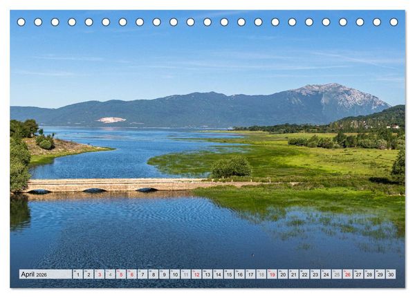 Produktbild: Wasserzauber Bosnien-Herzegowina (Tischkalender 2026 DIN A5 quer), CALVENDO Monatskalender