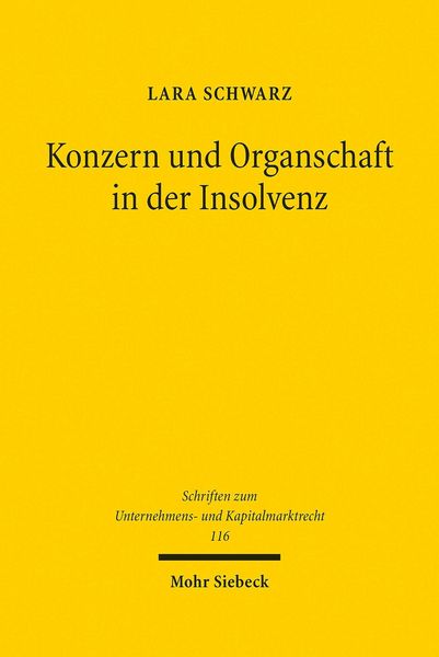 Produktbild: Konzern und Organschaft in der Insolvenz