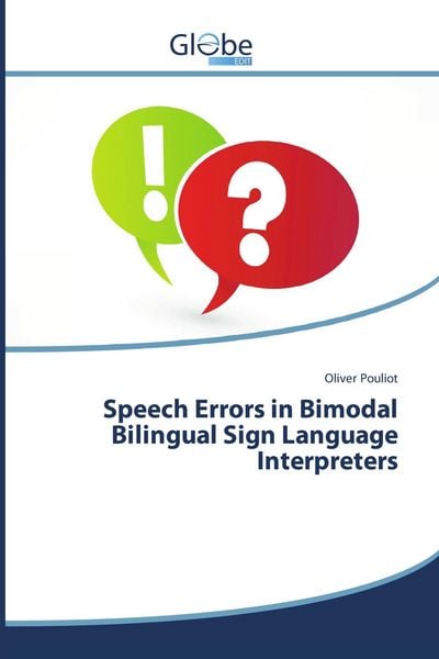 Produktbild: Speech Errors in Bimodal Bilingual Sign Language Interpreters