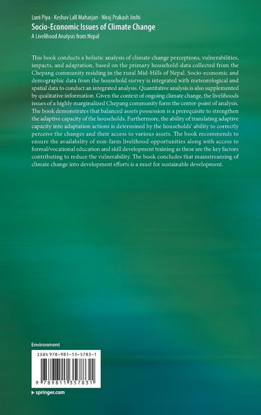 Produktbild: Socio-Economic Issues of Climate Change