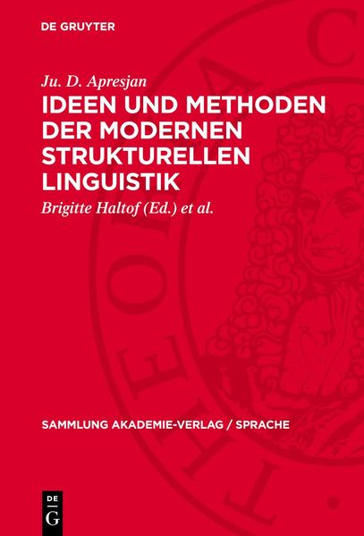Produktbild: Ideen und Methoden der modernen strukturellen Linguistik