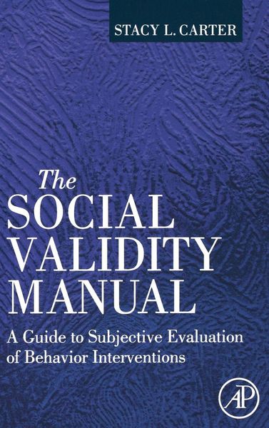 Produktbild: The Social Validity Manual